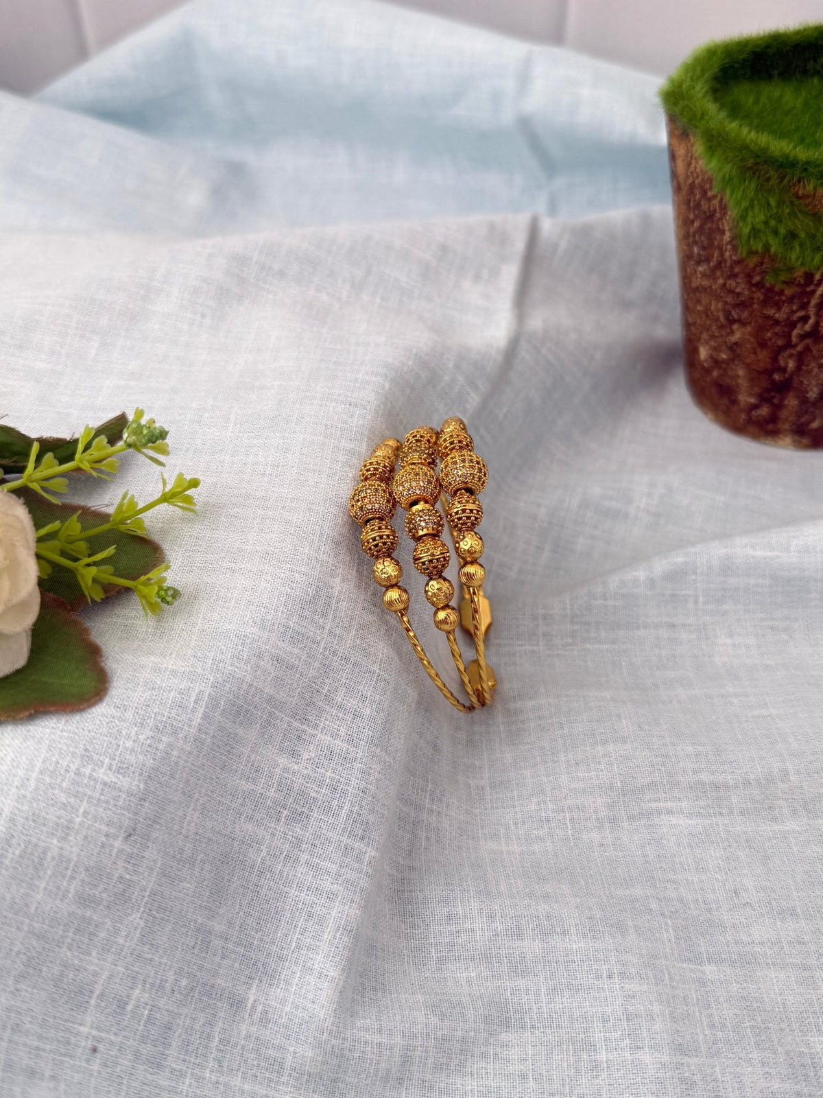 Antique Premium Bracelet| Open Kada| L0158 - Mahilas