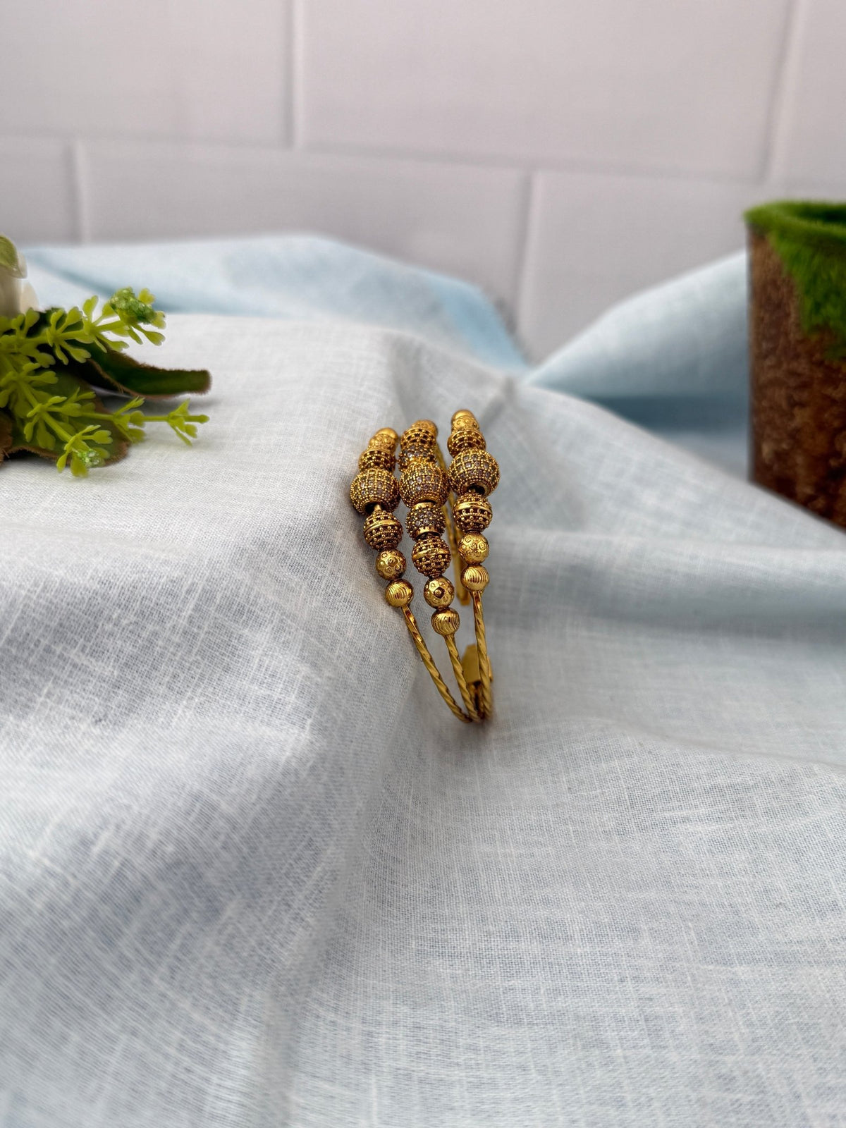 Antique Premium Bracelet| Open Kada| L0159 - Mahilas