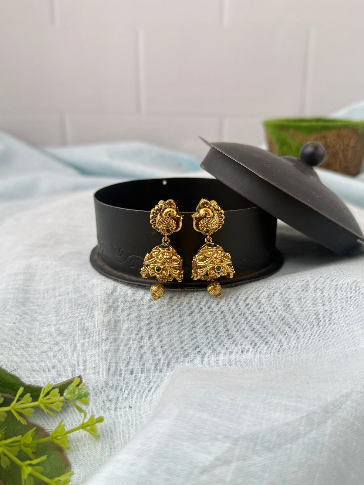 Antique Premium Jhumkas| E0922 - Mahilas