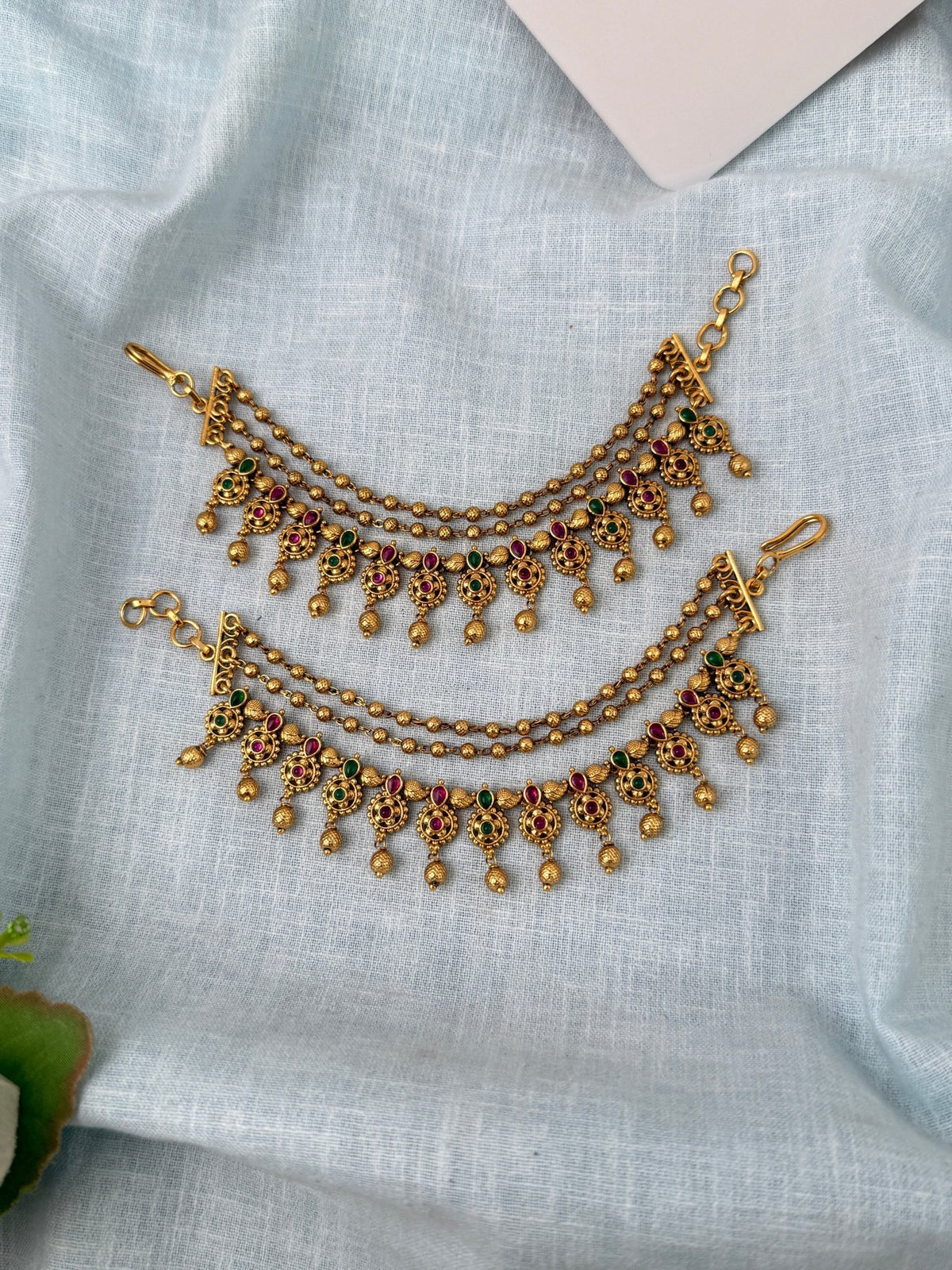Antique Premium Maatal Earrchain| T0067 - Mahilas