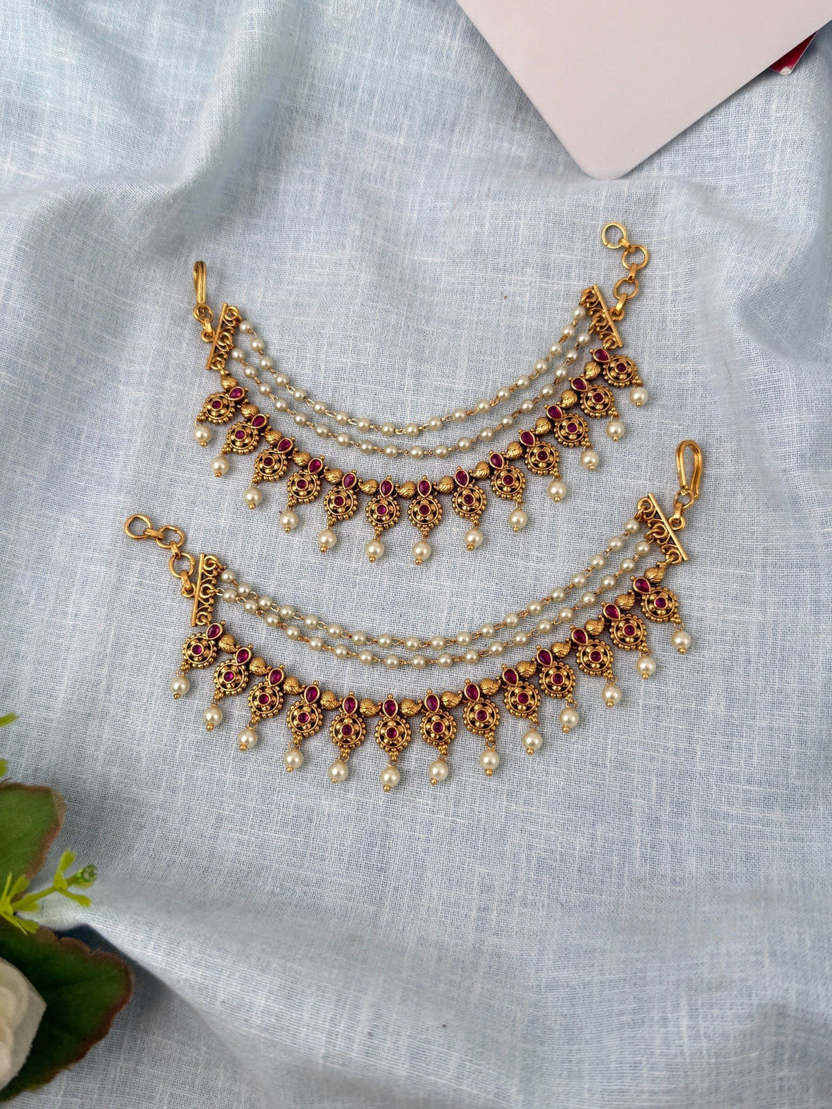 Antique Premium Maatal Earrchain| T0069 - Mahilas