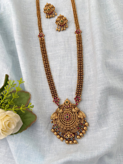 Antique Premium Necklace Long Set| N1170 - Mahilas