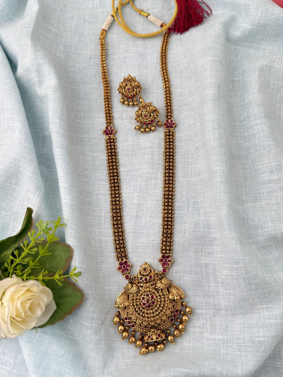 Antique Premium Necklace Long Set| N1171 - Mahilas
