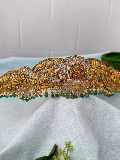 Antique Ram Parivar Grand Vaddanam Kamarbandh | V0107 - Mahilas