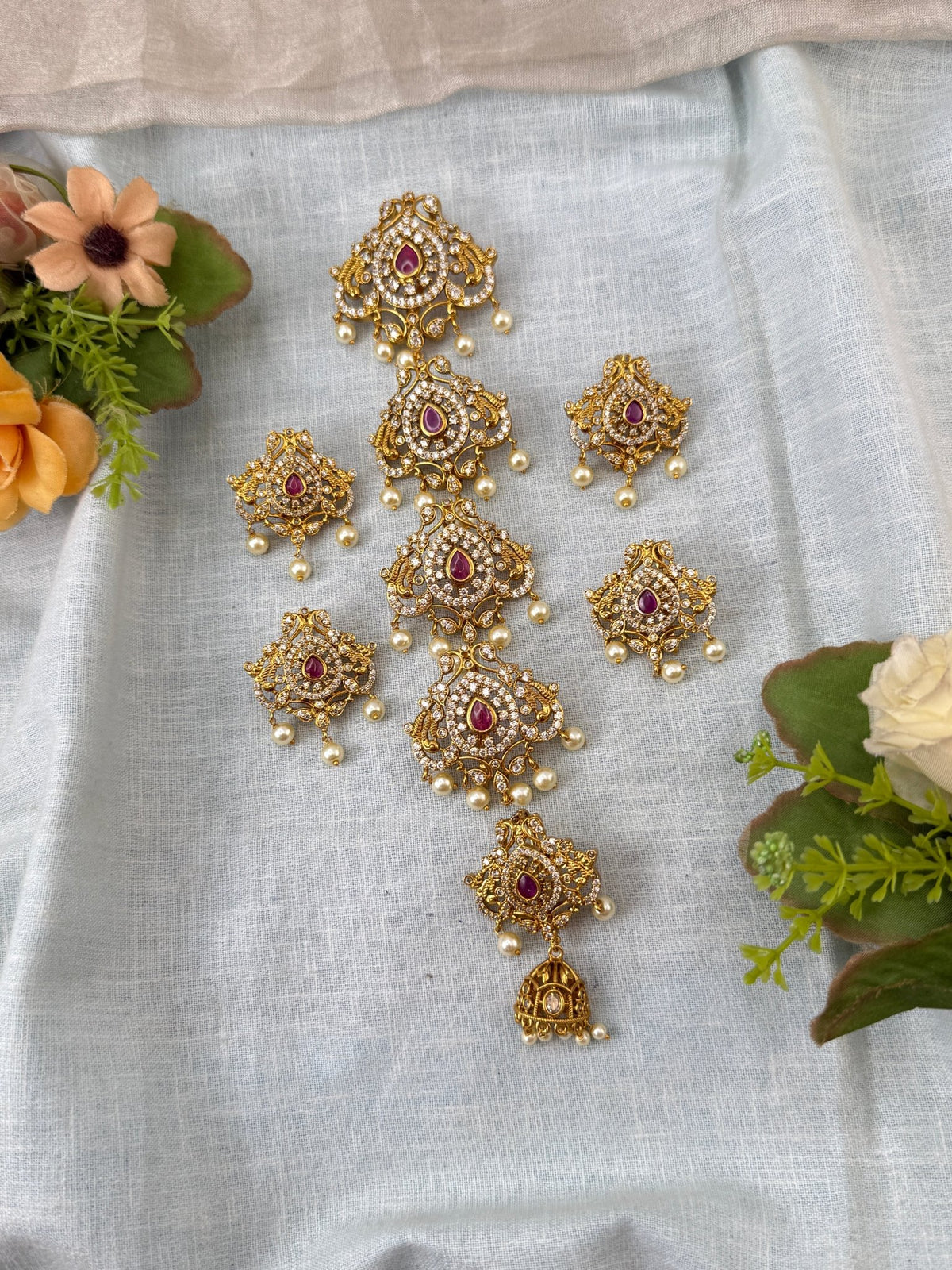 Antique Set of 6 Jadebille | J0058 - Mahilas