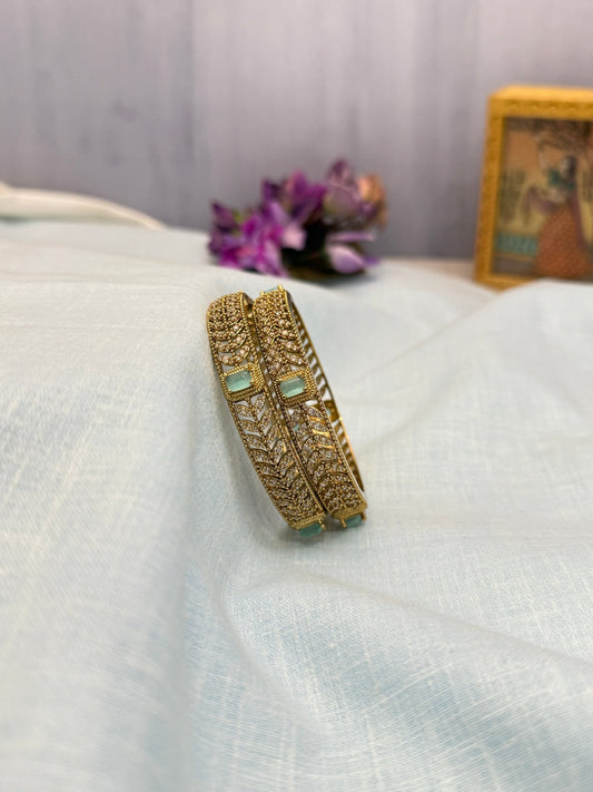 Antique Stone Bangles 6887 - Mahilas