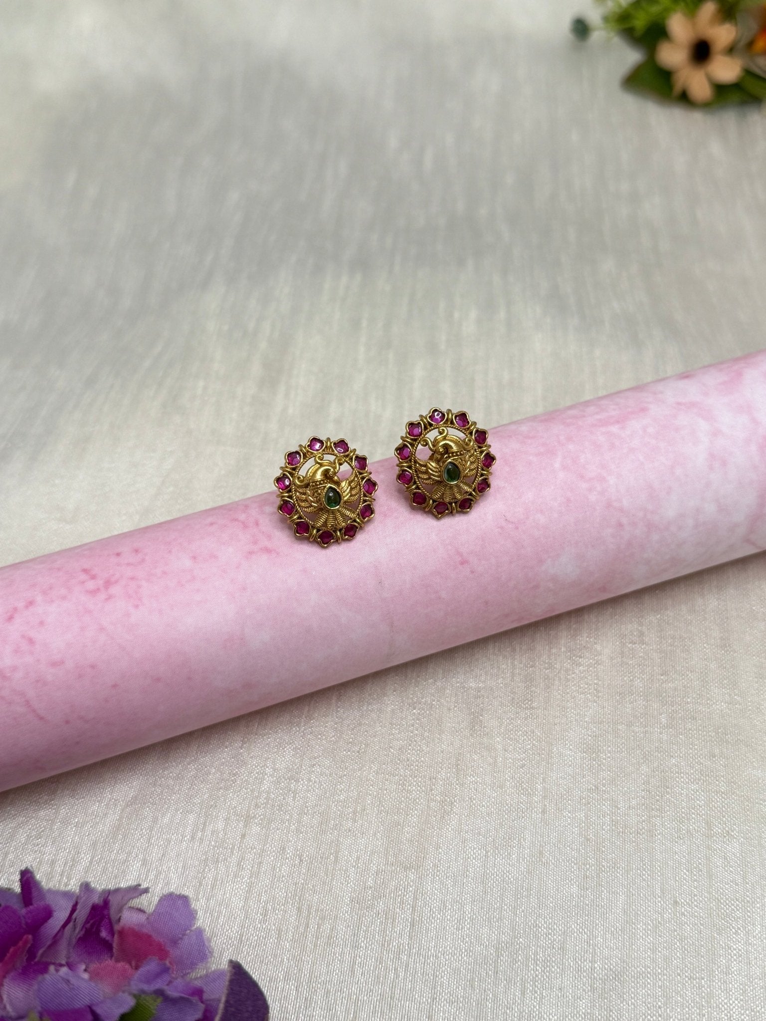 Antique Stud Earrings 0216 - Mahilas