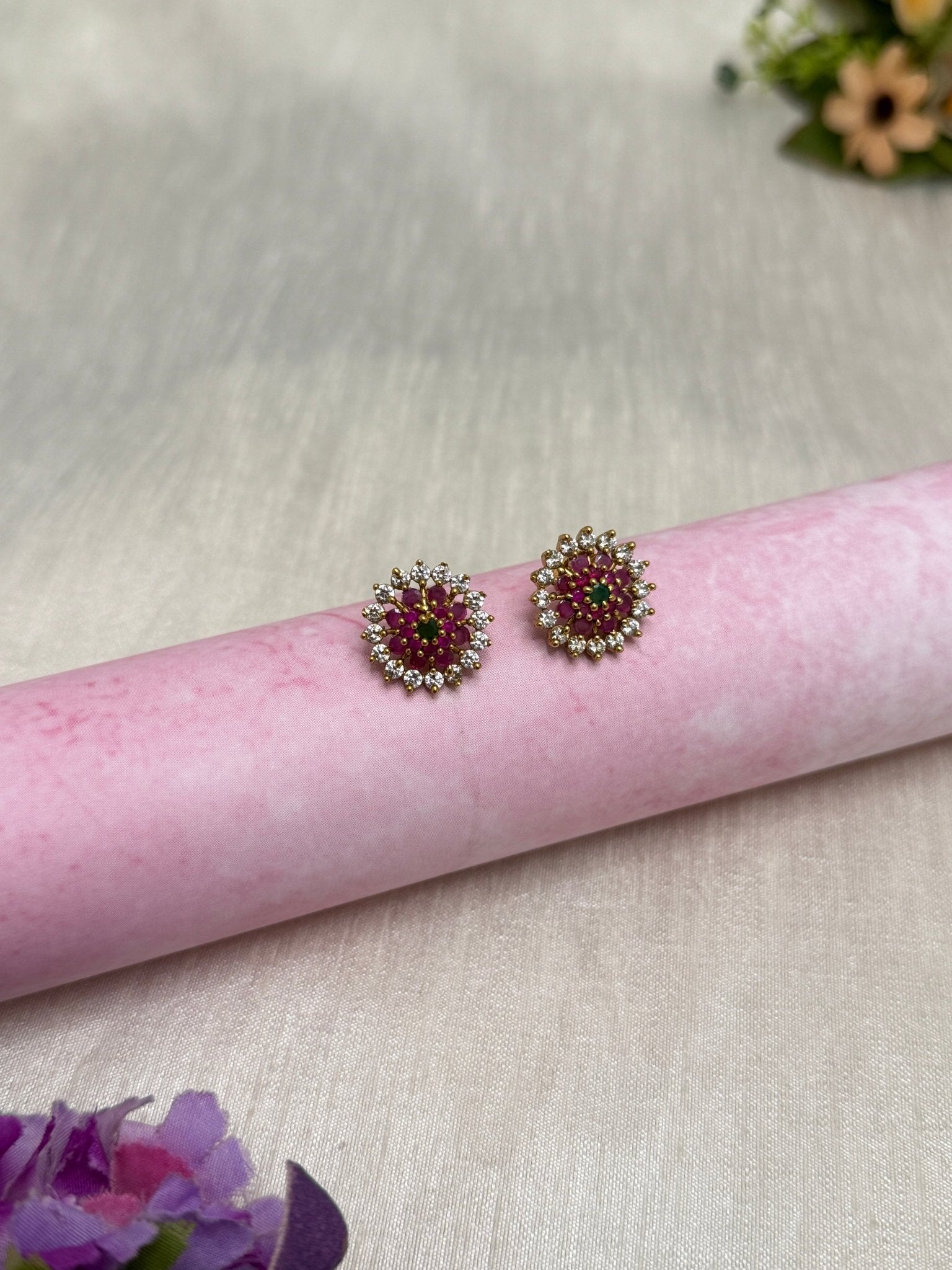 Antique Stud Earrings 0227 - Mahilas
