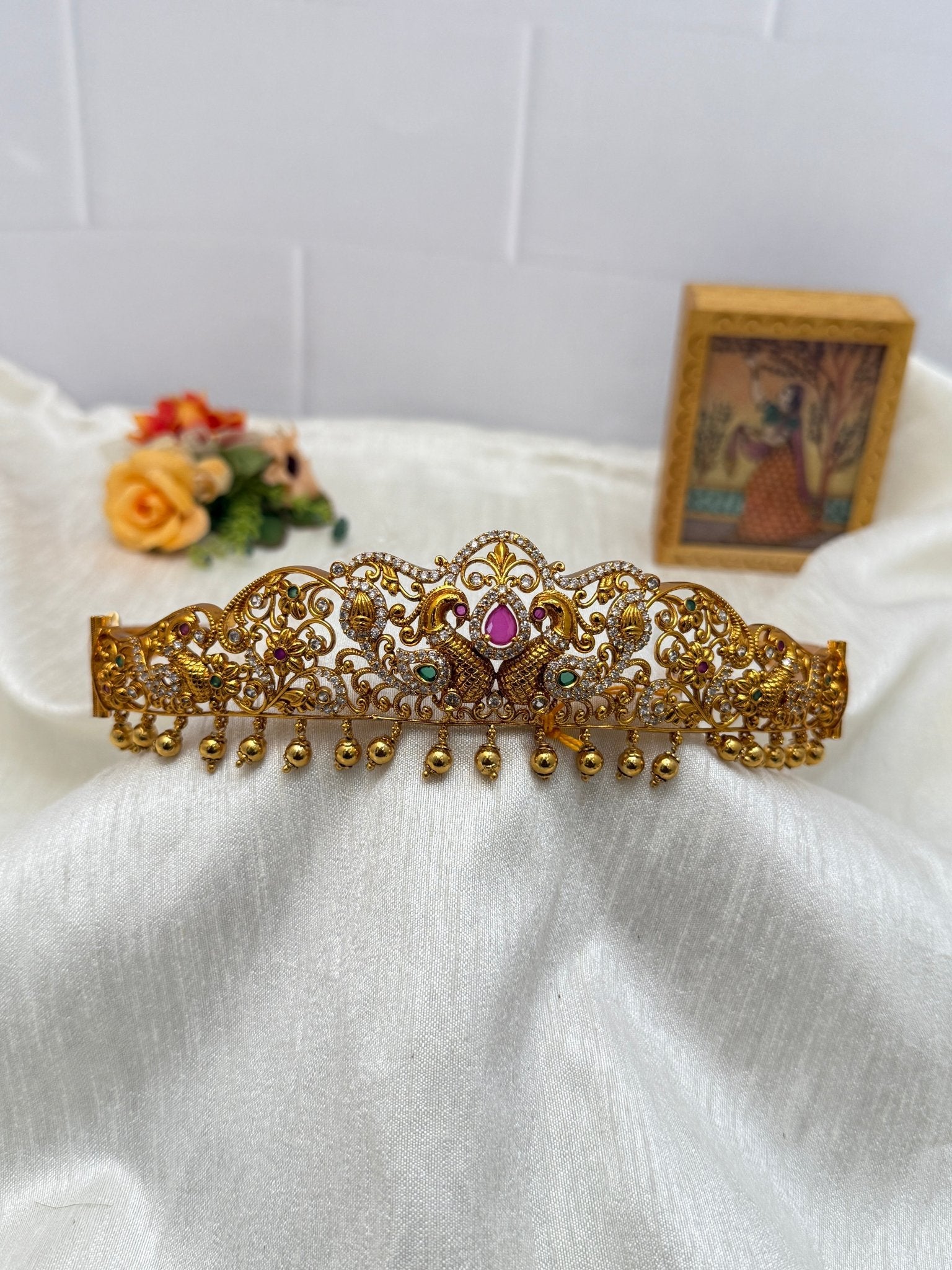 Antique Vaddanam Kamarbandh For Kids 2 Yrs - 11 Yrs 6950 - Mahilas