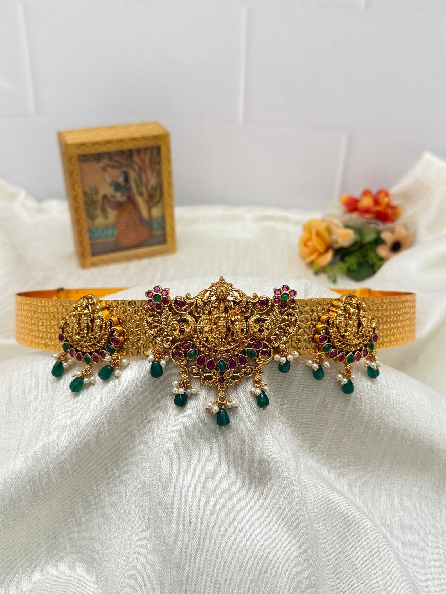 Antique Vaddanam Kamarbandh For Kids 2 Yrs - 11 Yrs 6952 - Mahilas