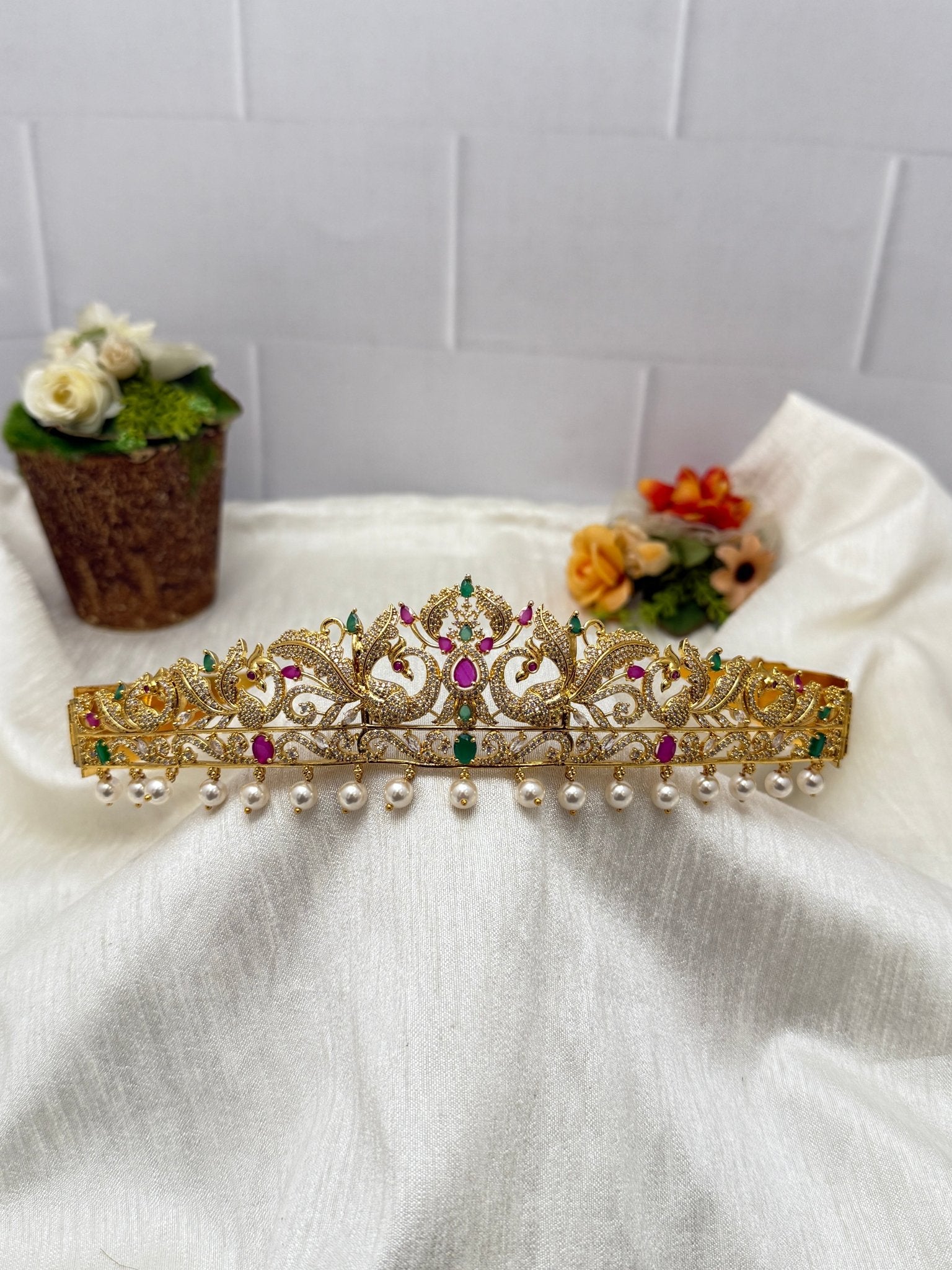 Antique Vaddanam Kamarbandh For Kids 2 Yrs - 11 Yrs 6957 - Mahilas