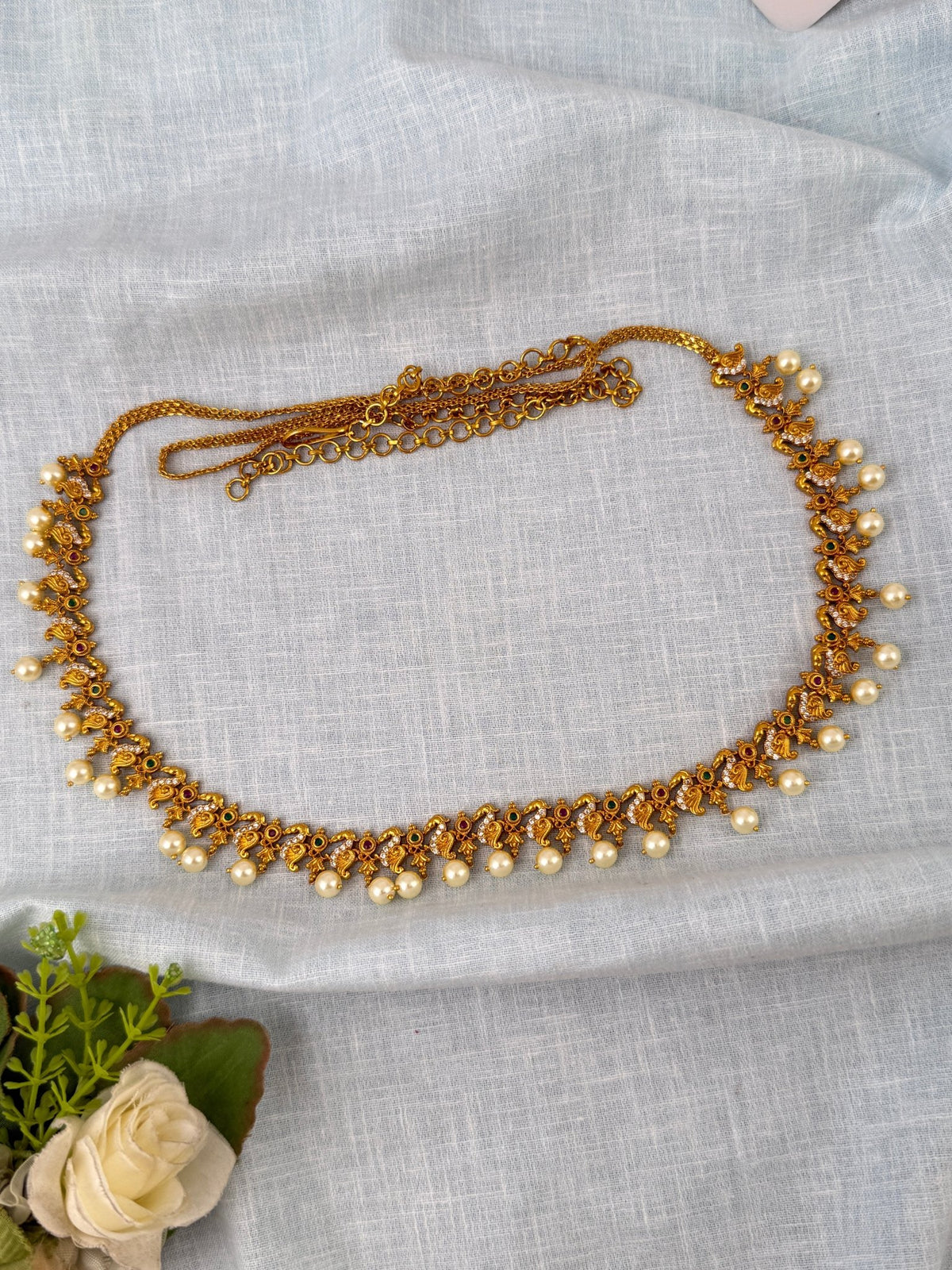 Antique Vaddanam Kamarbandh | V0076 - Mahilas