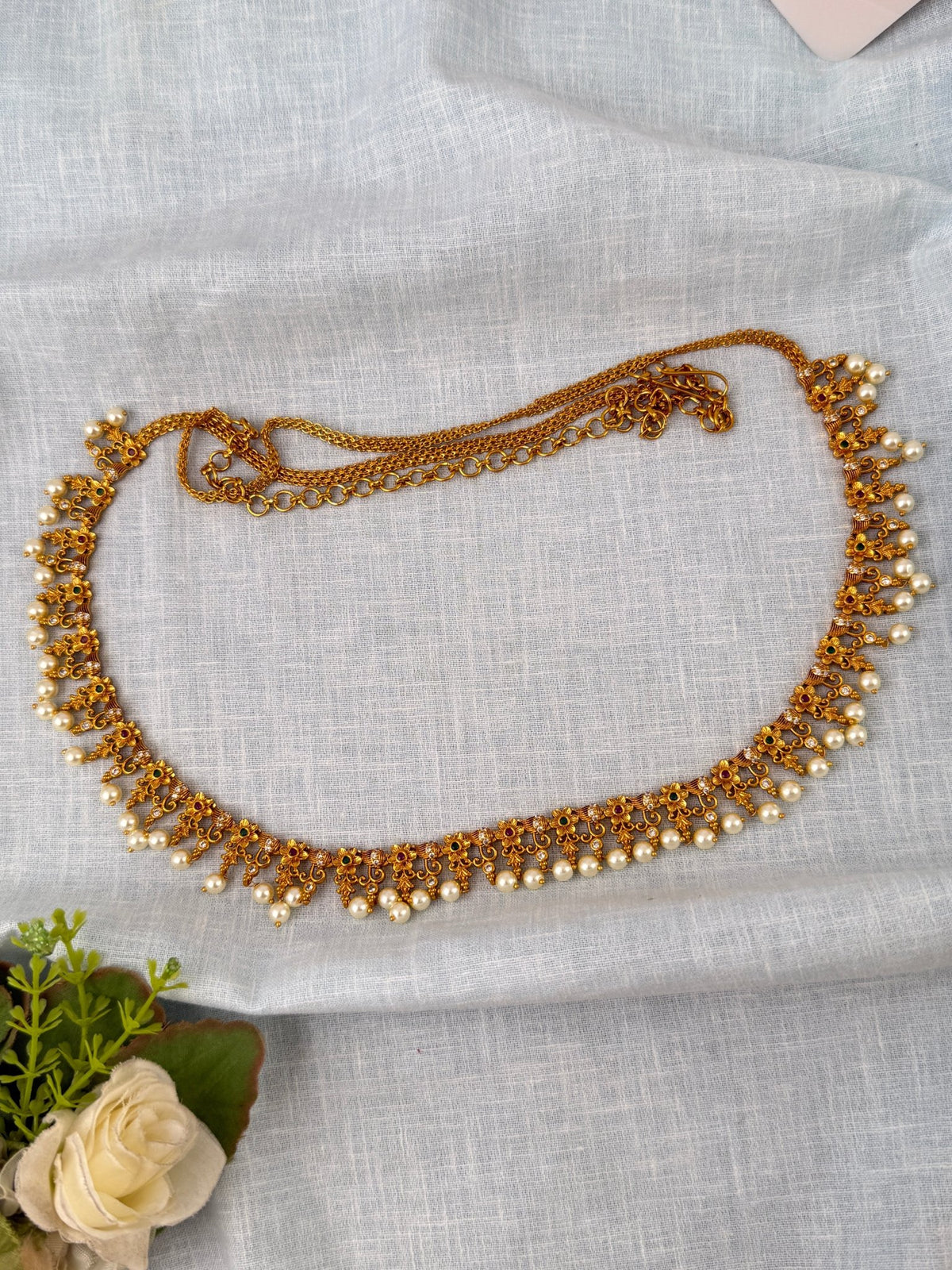 Antique Vaddanam Kamarbandh | V0078 - Mahilas
