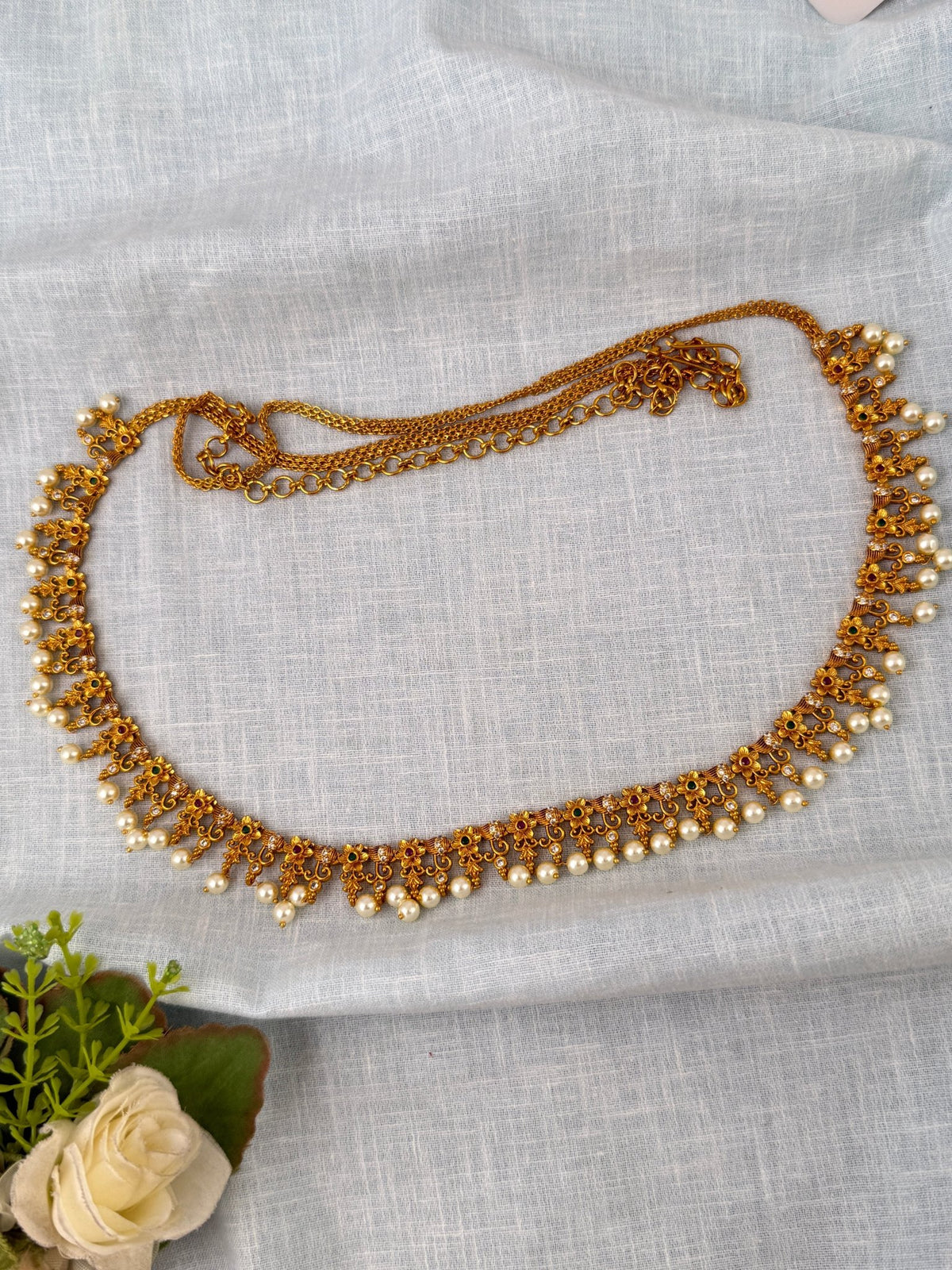 Antique Vaddanam Kamarbandh | V0078 - Mahilas