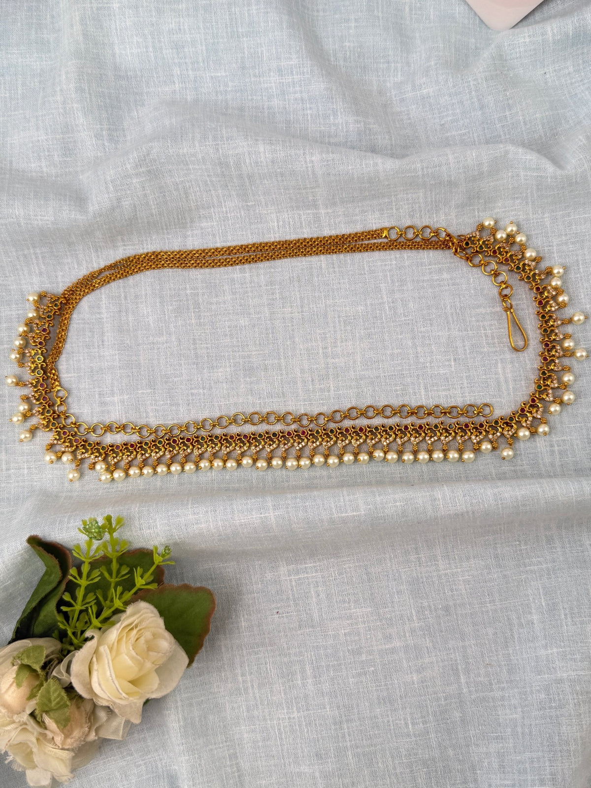 Antique Vaddanam Kamarbandh | V0079 - Mahilas