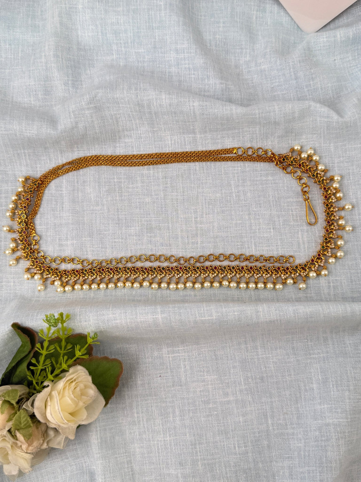 Antique Vaddanam Kamarbandh | V0079 - Mahilas
