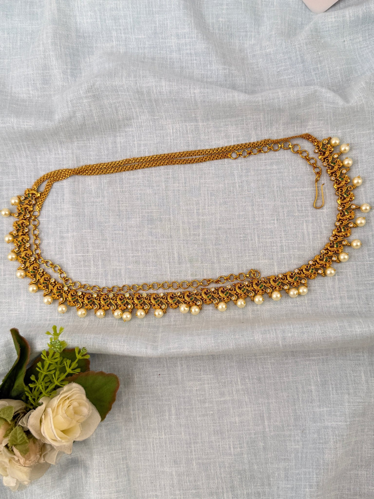 Antique Vaddanam Kamarbandh | V0080 - Mahilas