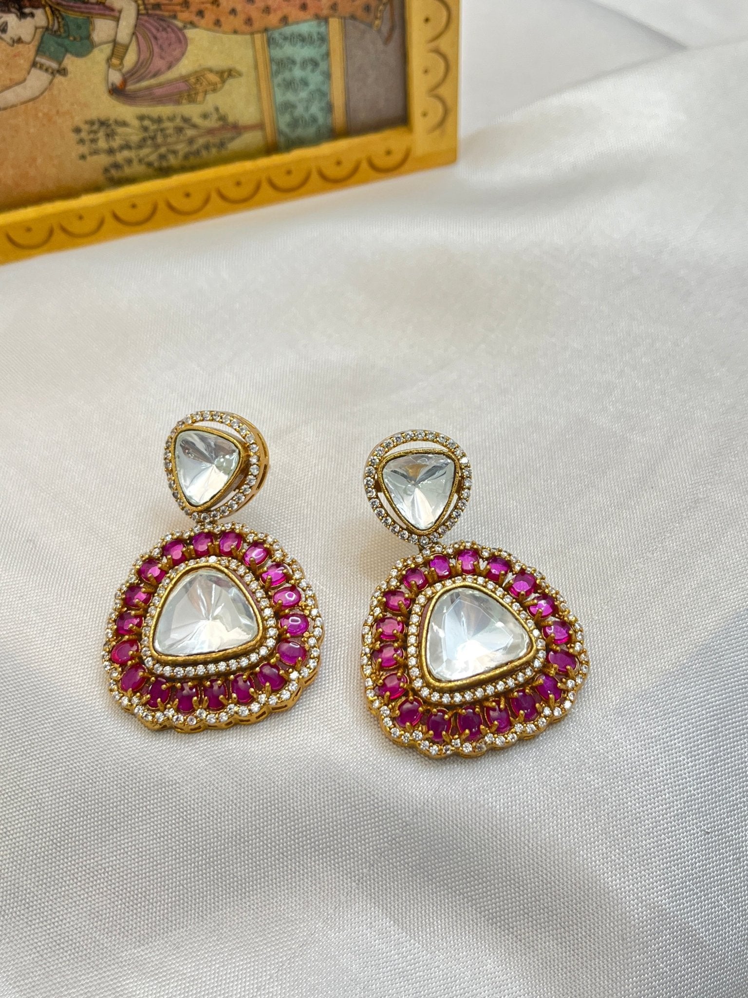 Crystal Stone Earrings 11 - Mahilas