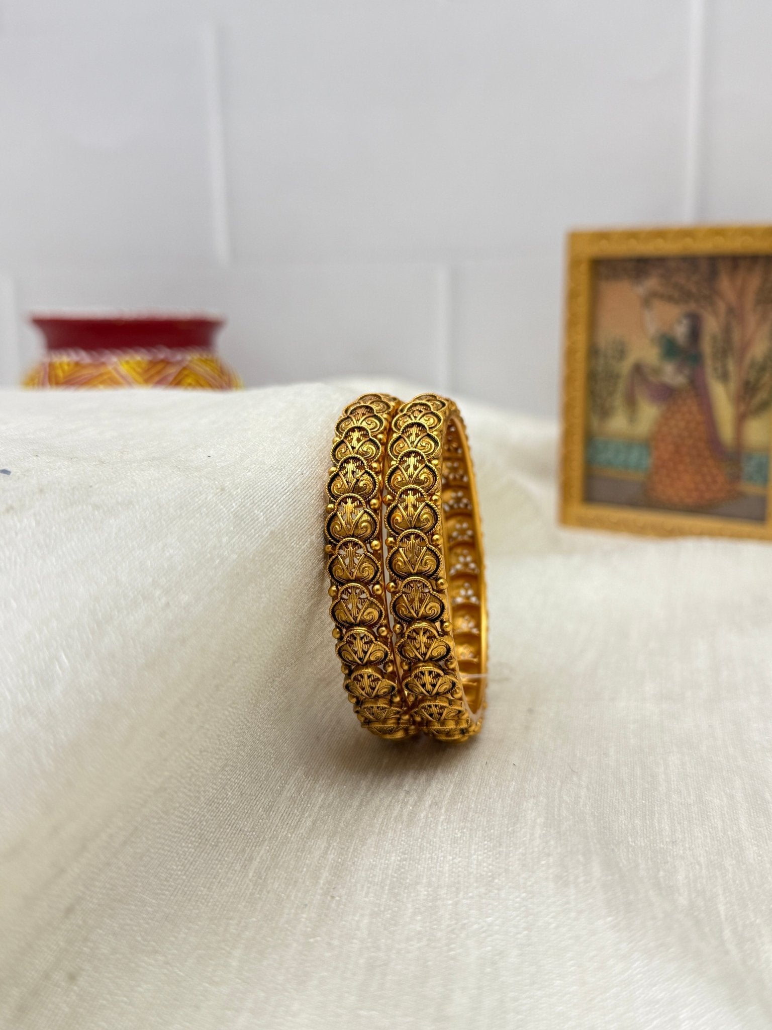 Designer Antique Bangles 6914 - Mahilas