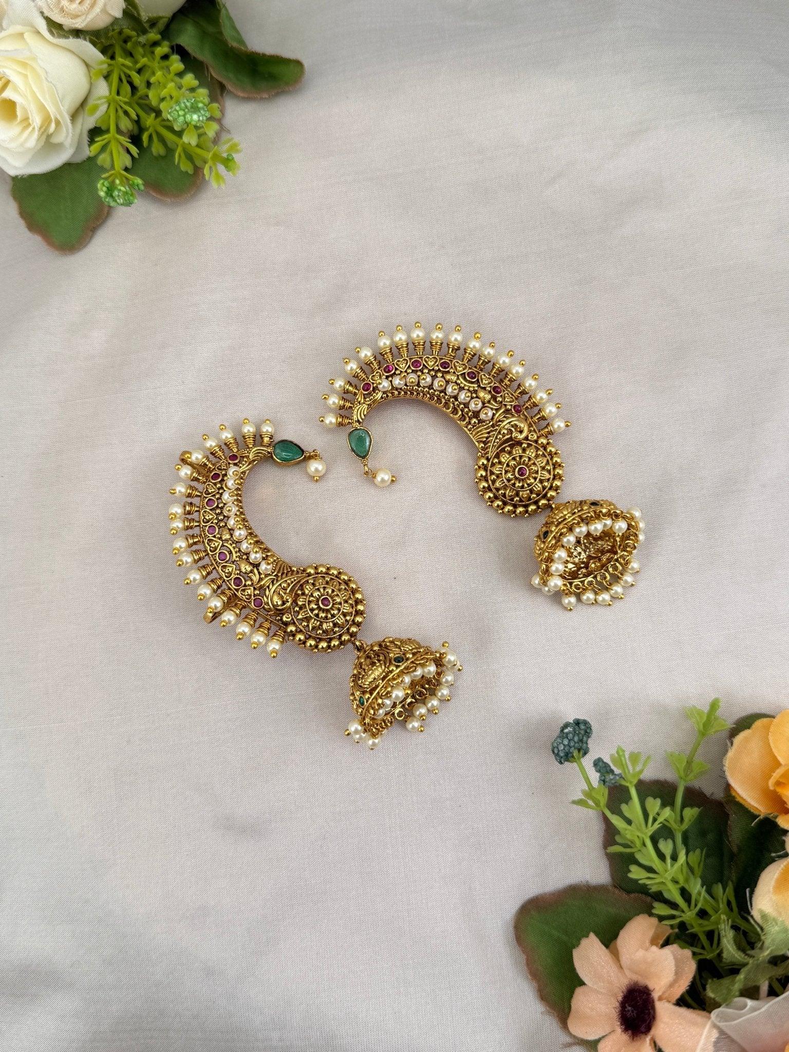 Designer Antique Earcuff Earrings 0368 - Mahilas