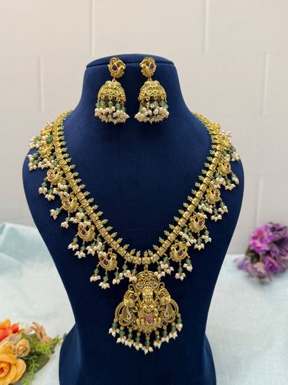 Designer Antique Long Necklace Set 565 - Mahilas