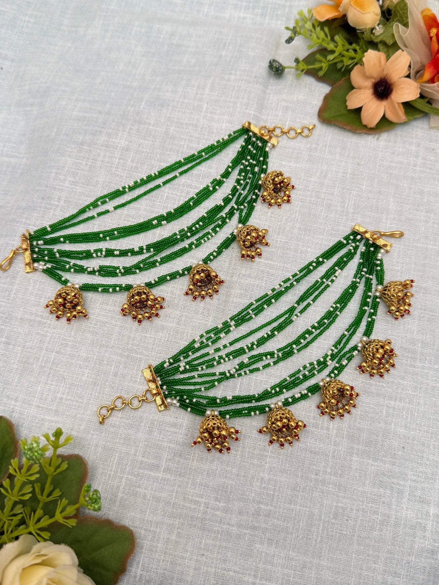 Designer Antique Maatal Ear Chain 212 - Mahilas