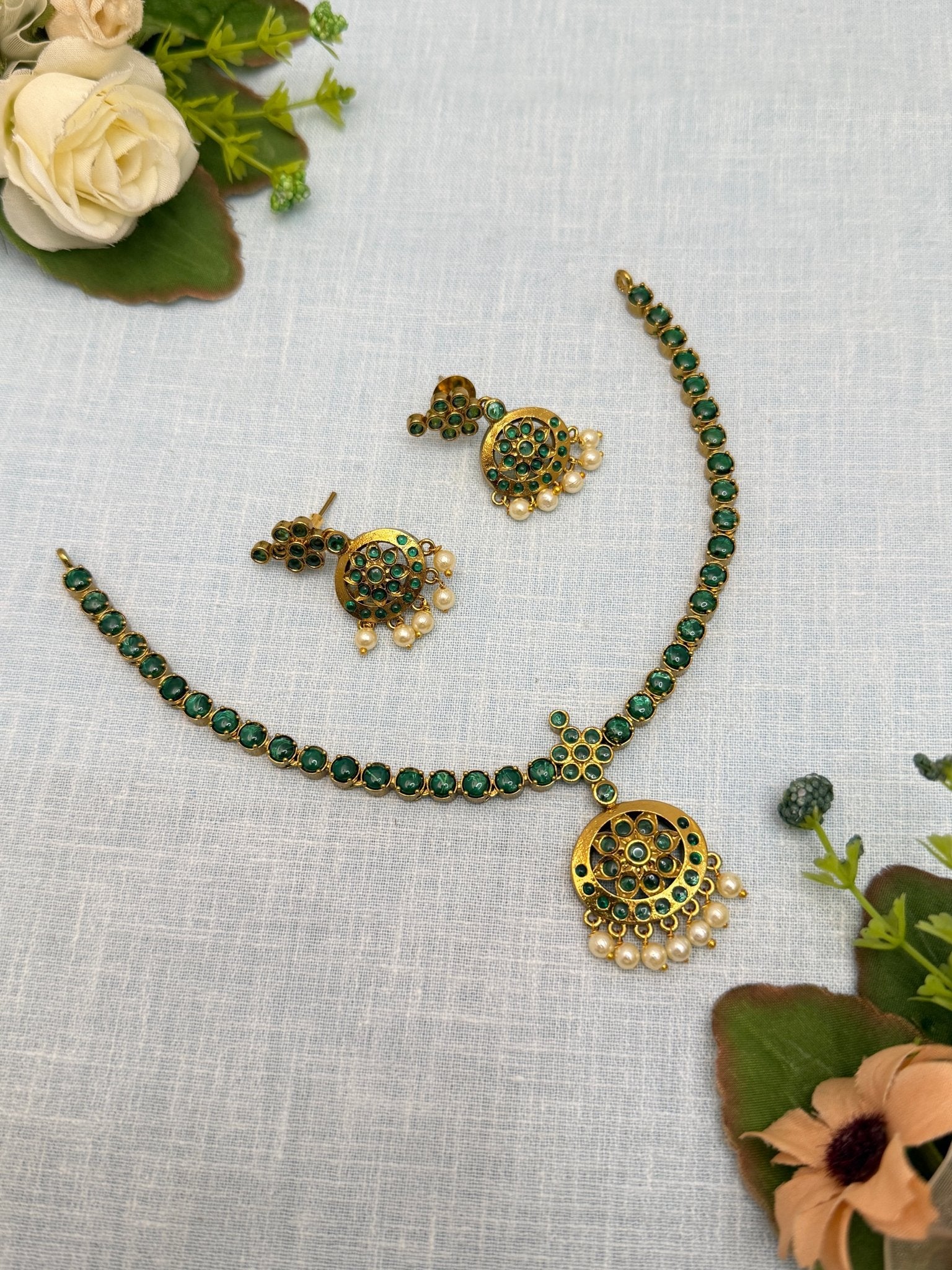 Designer Antique Necklace 487 - Mahilas
