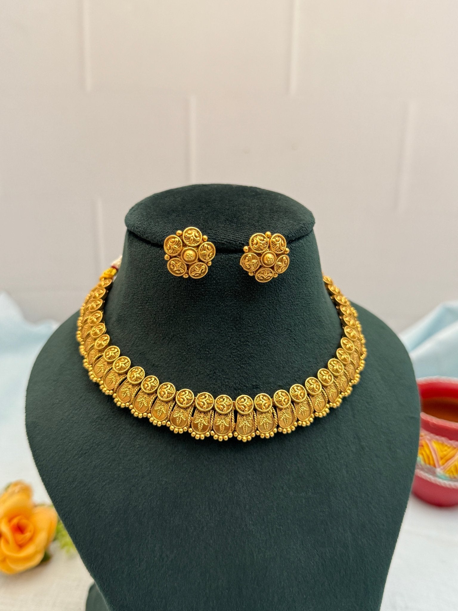 Designer Antique Necklace 499 - Mahilas
