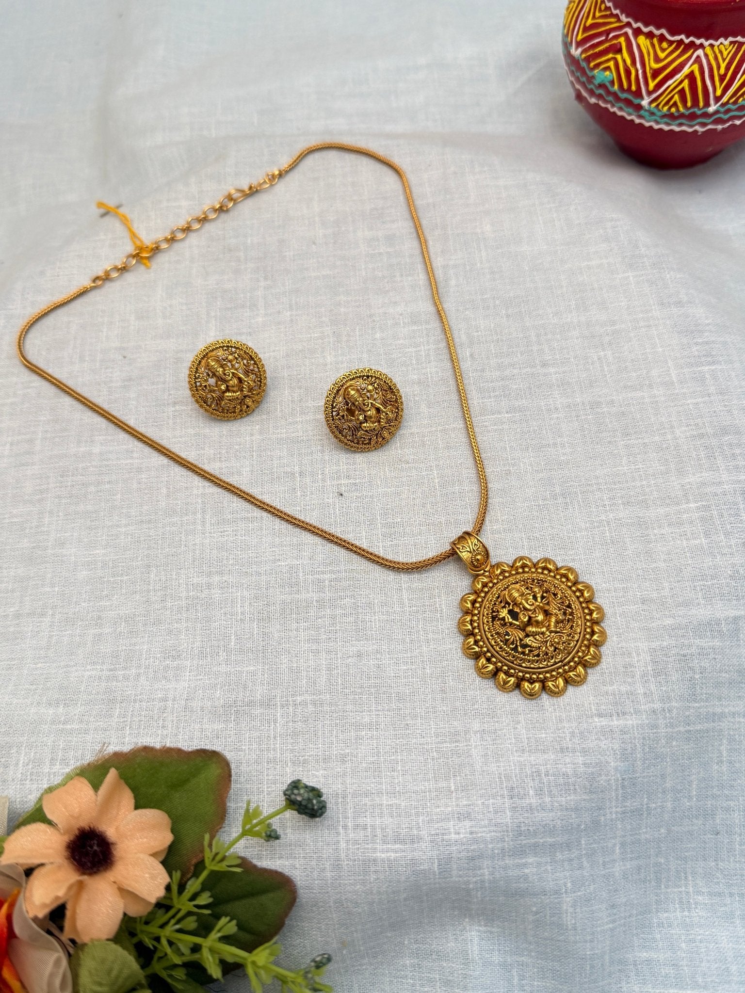 Designer Antique Necklace 510 - Mahilas