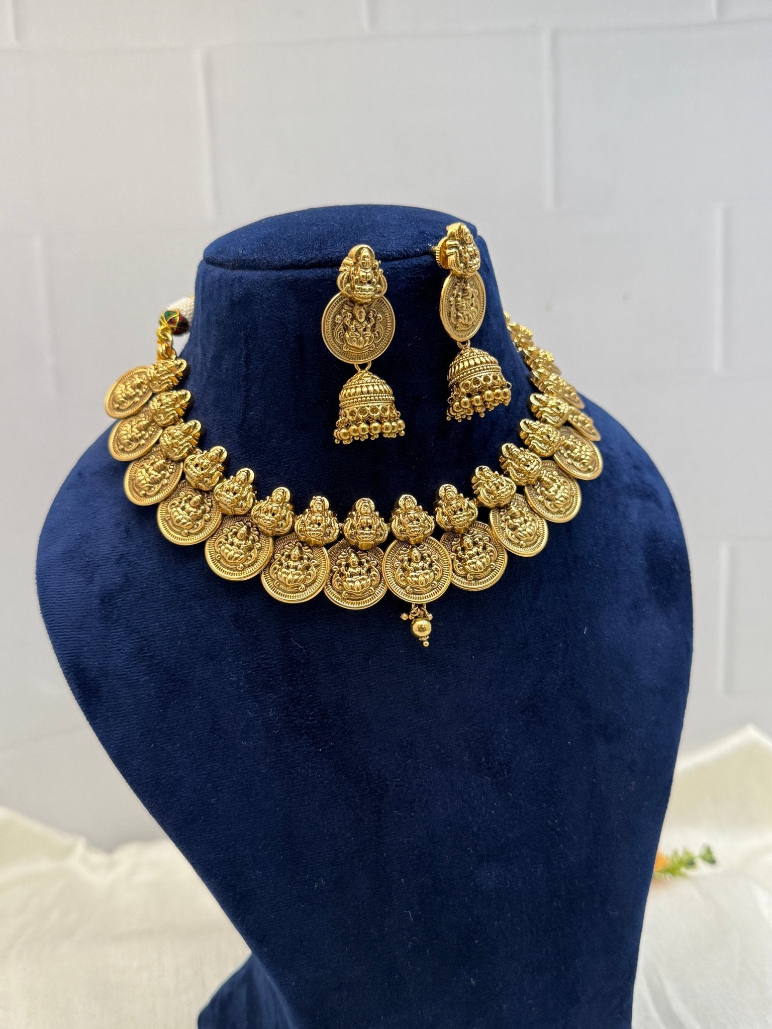 Designer Antique Necklace Set 378 - Mahilas