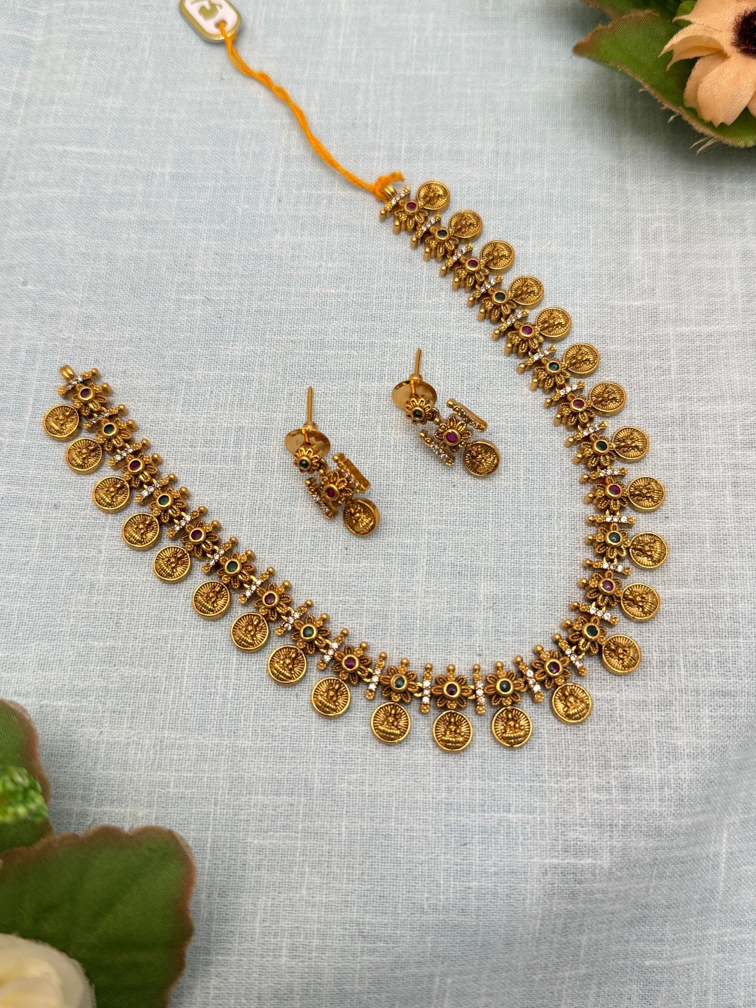 Designer Antique Necklace Set 703 - Mahilas