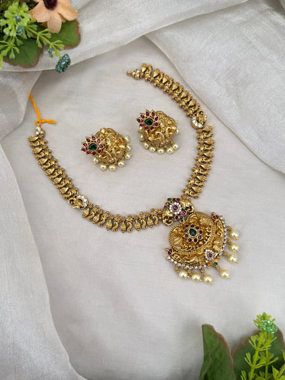 Designer Antique Necklace Set 727 - Mahilas
