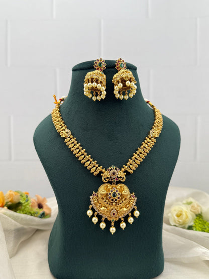 Designer Antique Necklace Set 727 - Mahilas