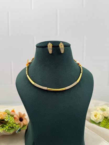 Designer Antique Necklace Set 729 - Mahilas