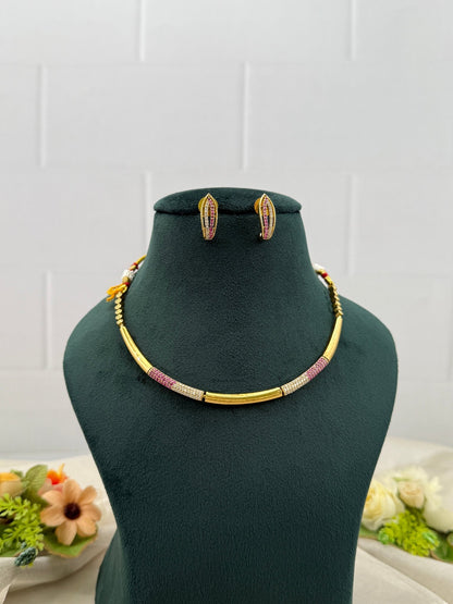 Designer Antique Necklace Set 730 - Mahilas