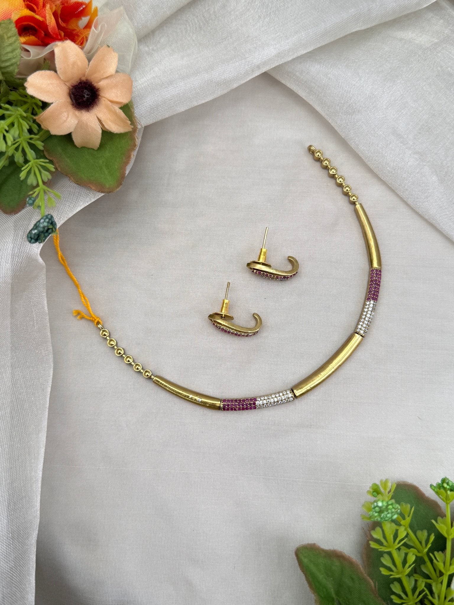 Designer Antique Necklace Set 730 - Mahilas