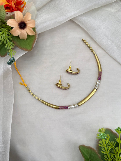 Designer Antique Necklace Set 730 - Mahilas