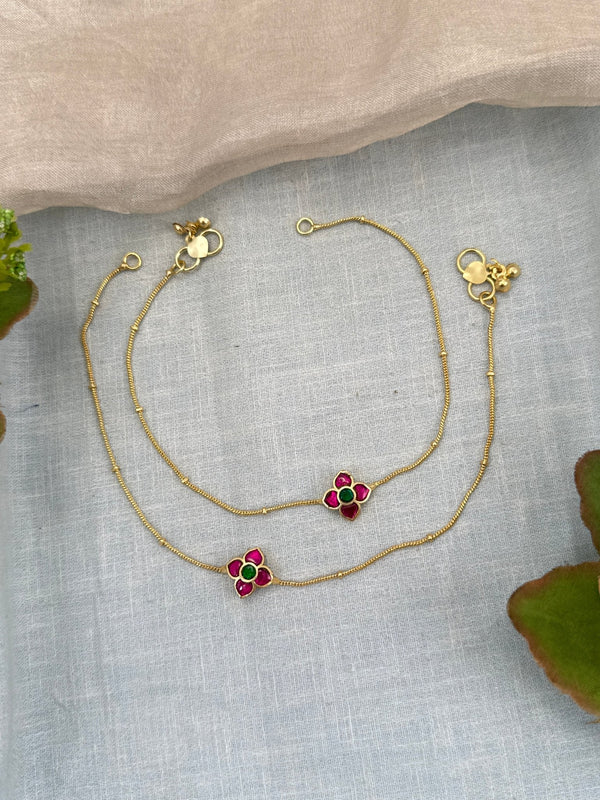 Designer Antique Payal Anklet 0306