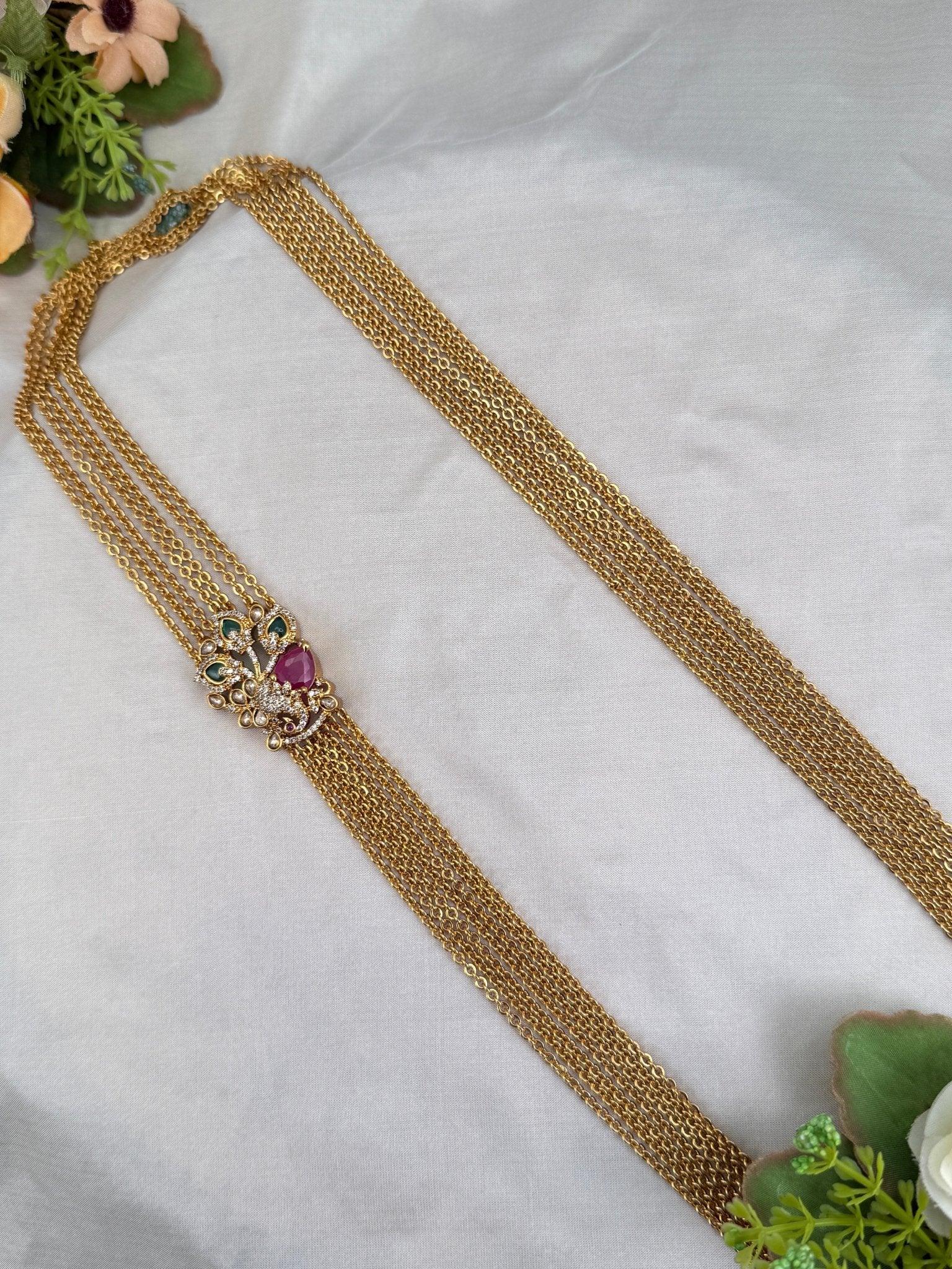Designer Antique Pendant Mop Chain 537 - Mahilas