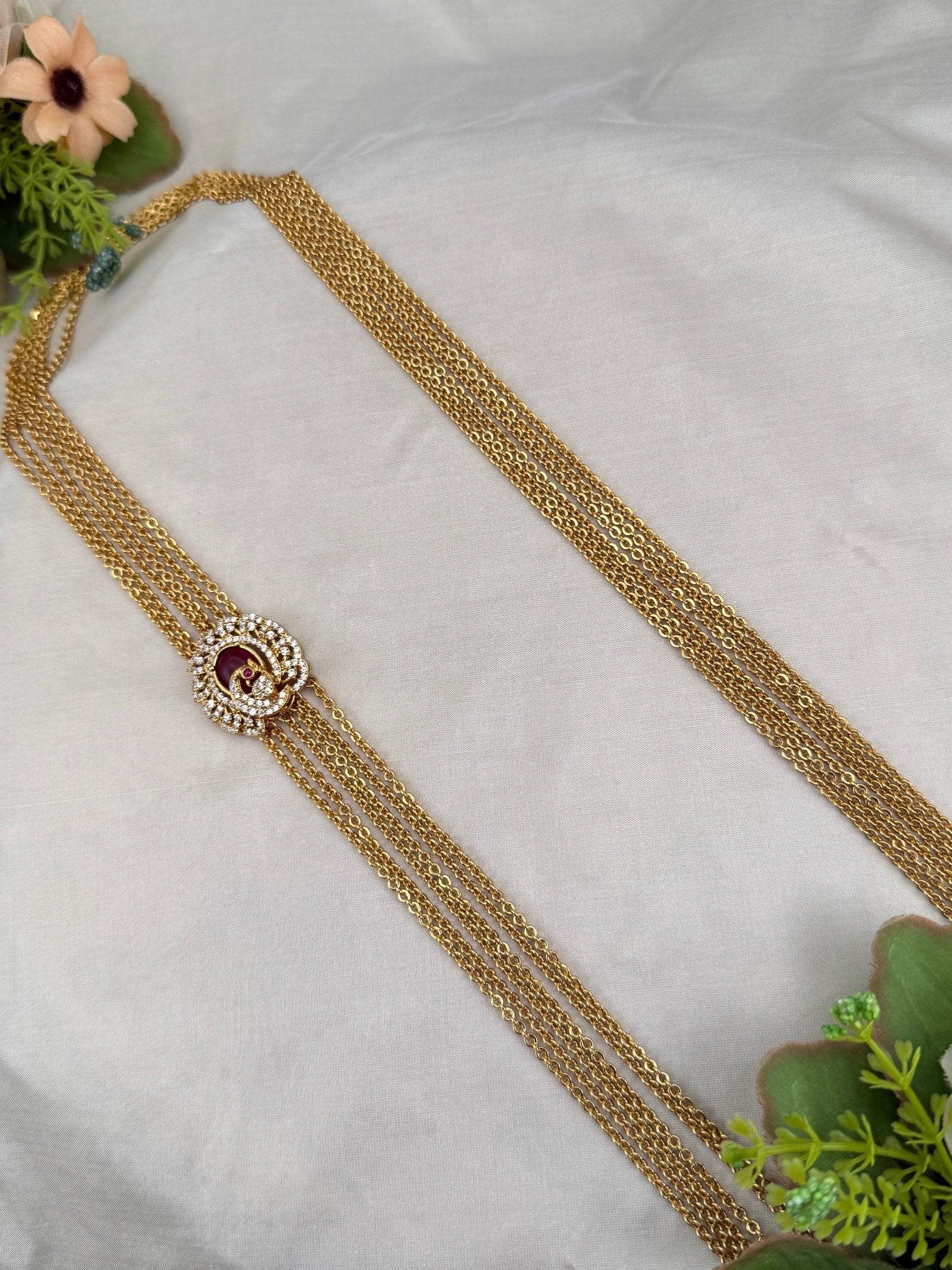 Designer Antique Pendant Mop Chain 547 - Mahilas