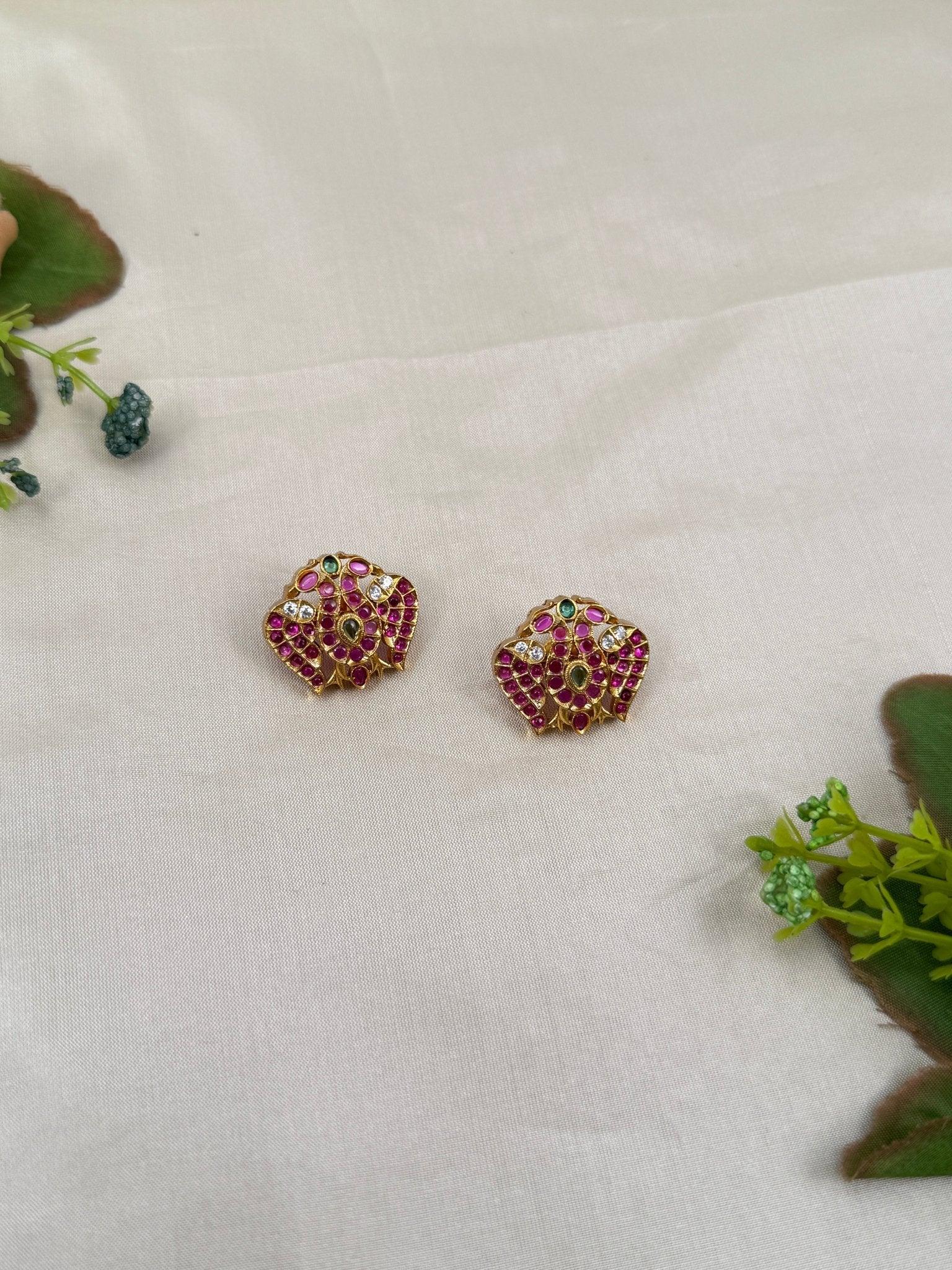 Designer Antique Stud Earrings 0483 - Mahilas