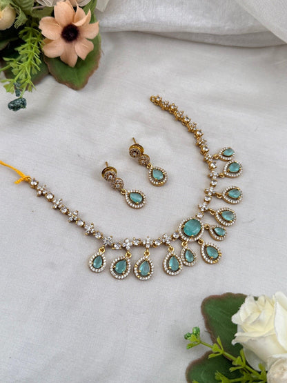 Designer Antique Victorian Necklace Set 236 - Mahilas