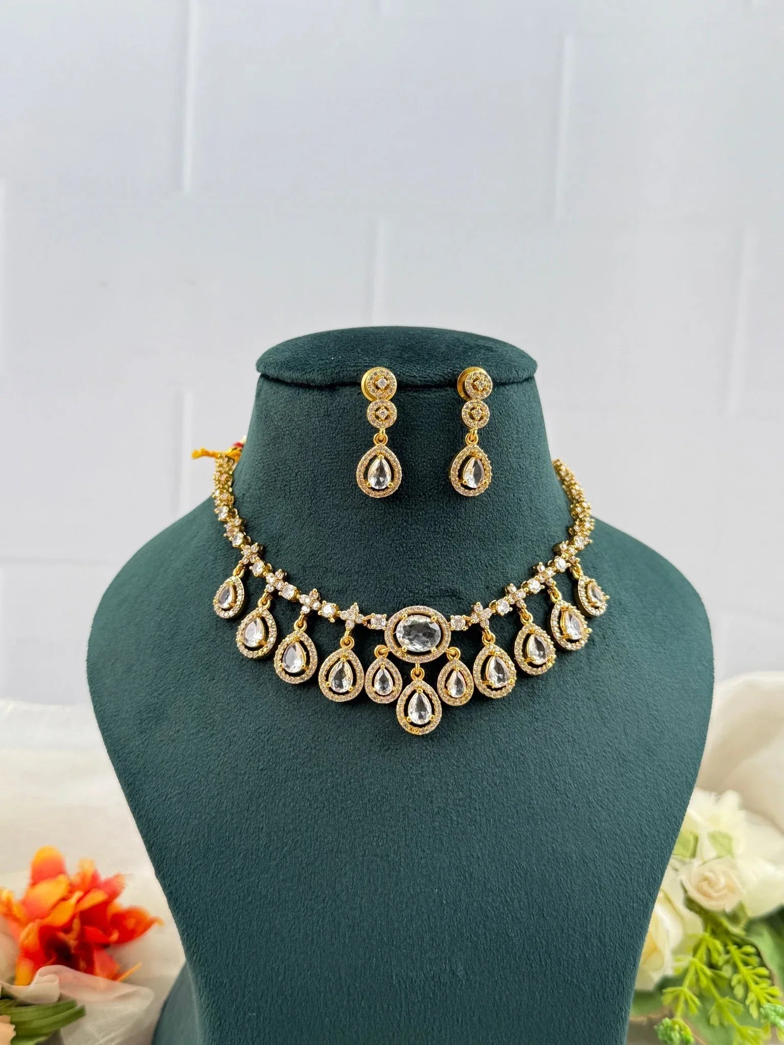 Designer Antique Victorian Necklace Set 237 - Mahilas
