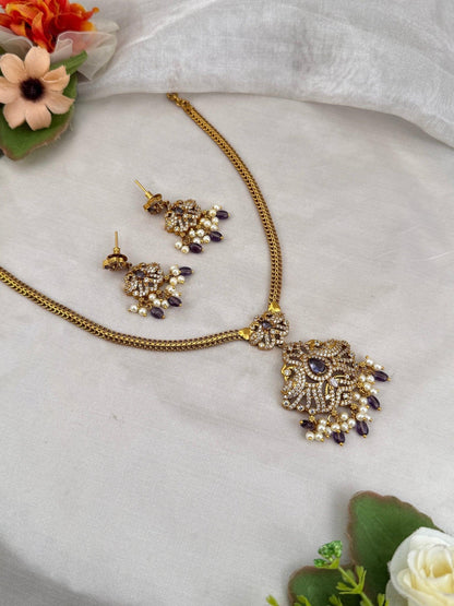 Designer Antique Victorian Necklace Set 242 - Mahilas