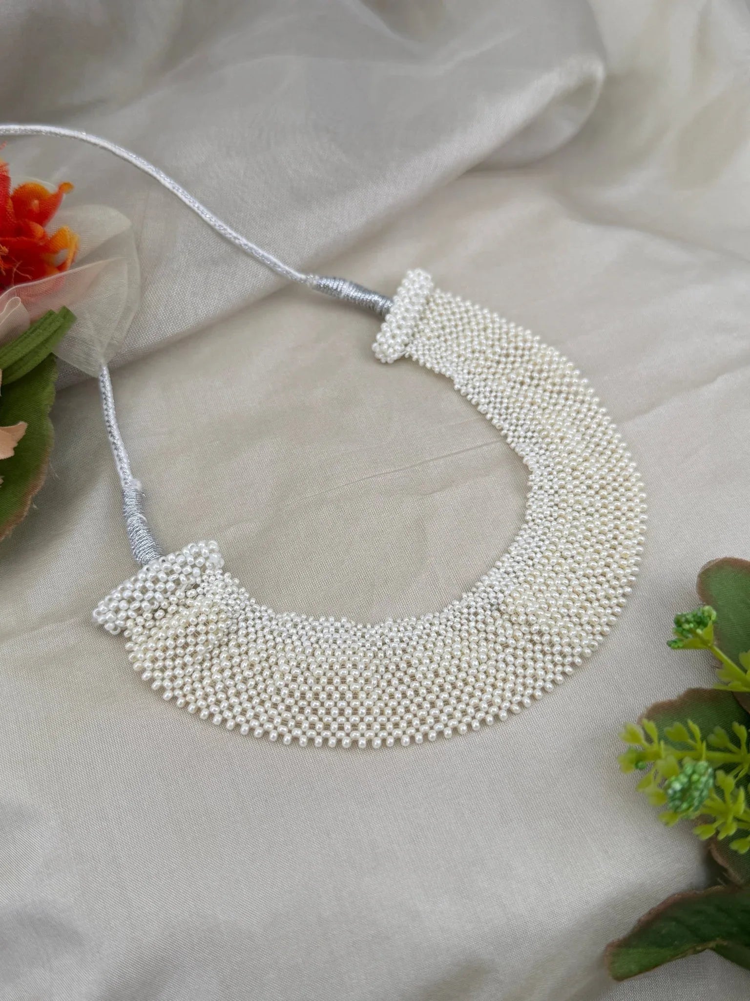 Designer Crystal Choker Necklace Set 643 - 5 Colors - Mahilas