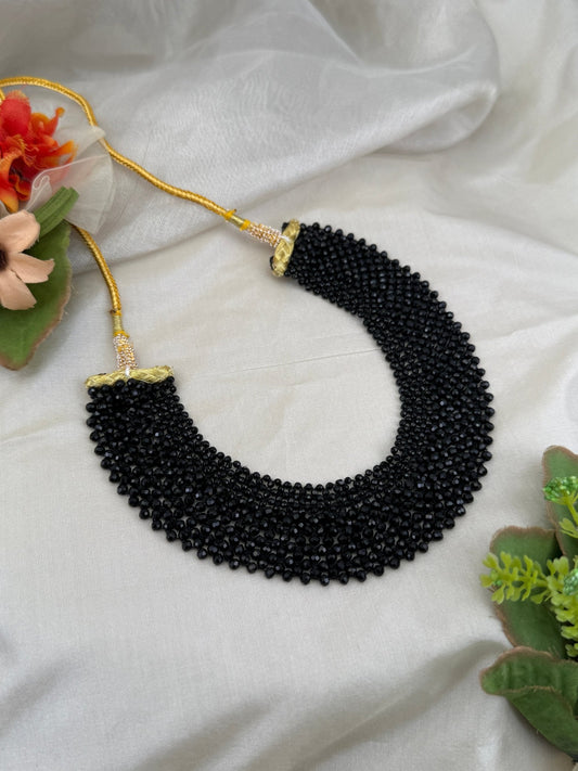 Designer Crystal Choker Necklace Set 643 - 5 Colors - Mahilas