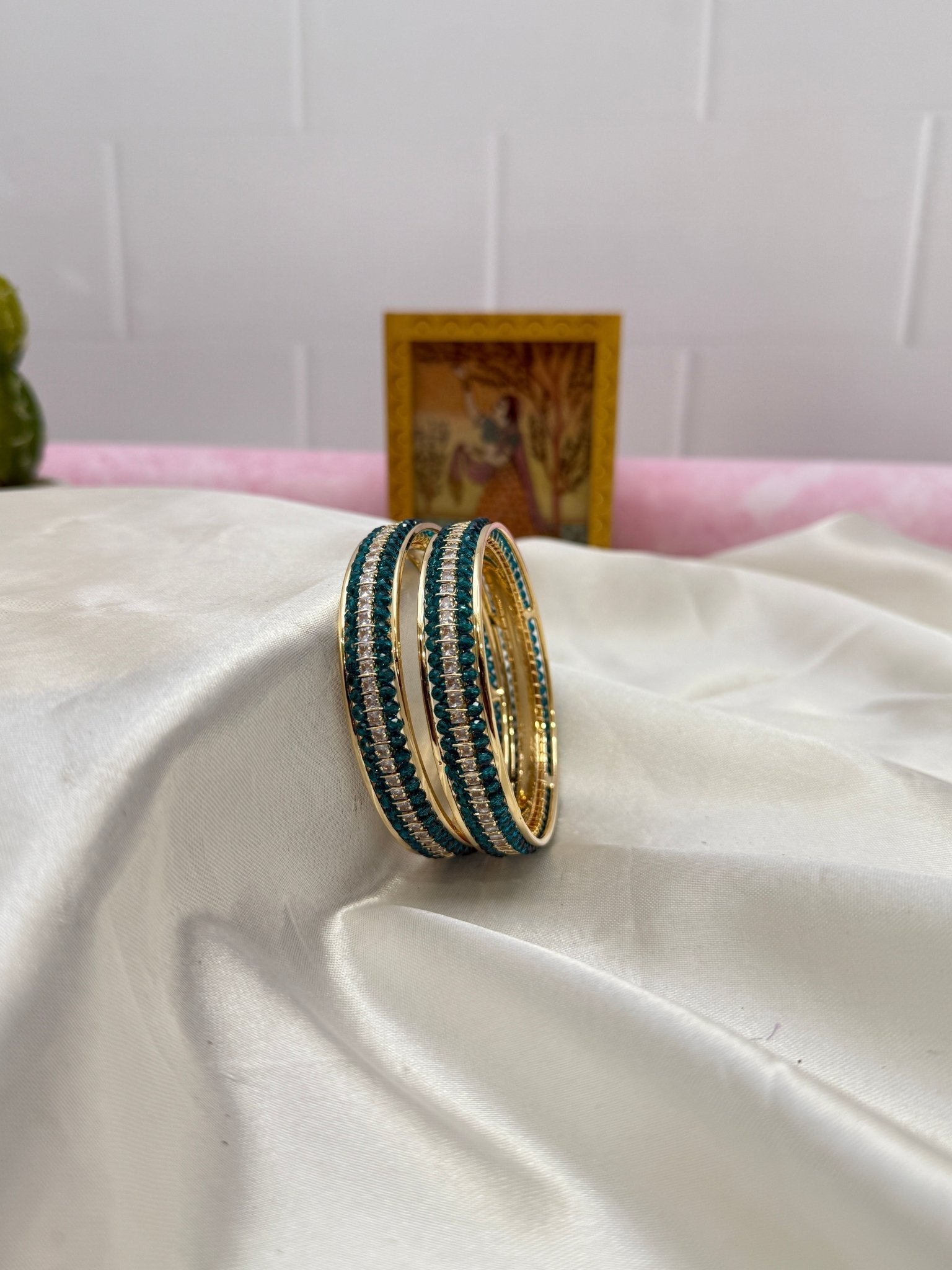 Designer Exclusive Stone Bangles 15 Colors - 0317 - Mahilas