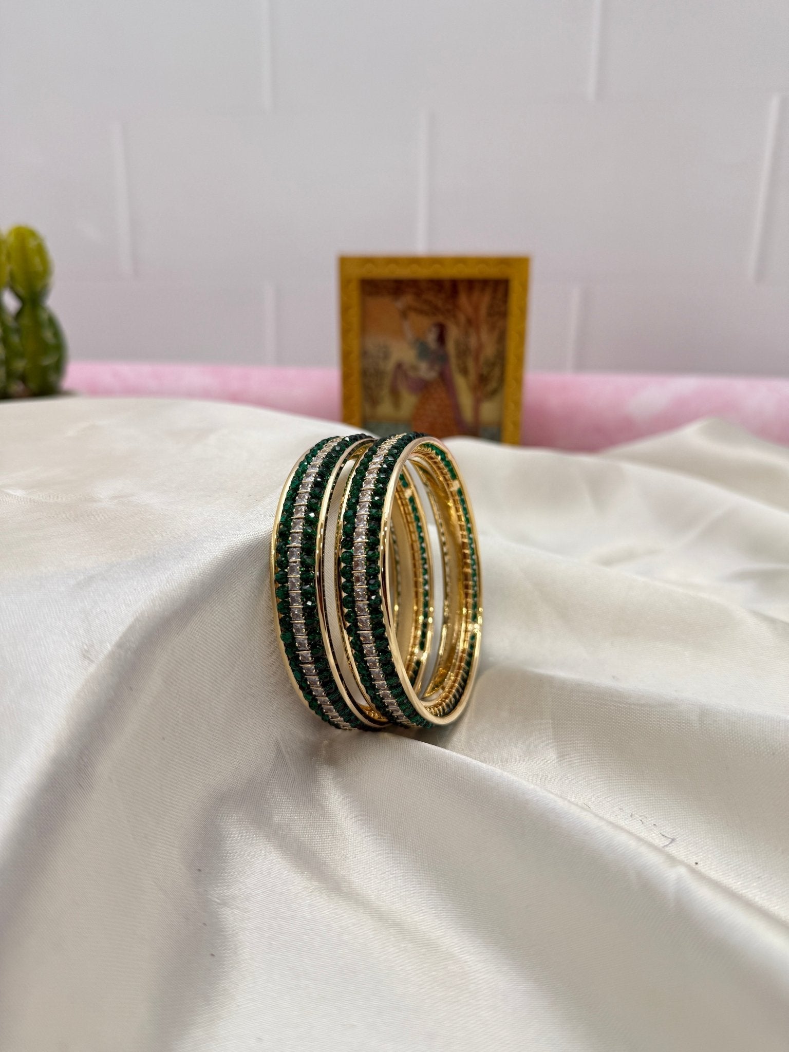 Designer Exclusive Stone Bangles 15 Colors - 0317 - Mahilas