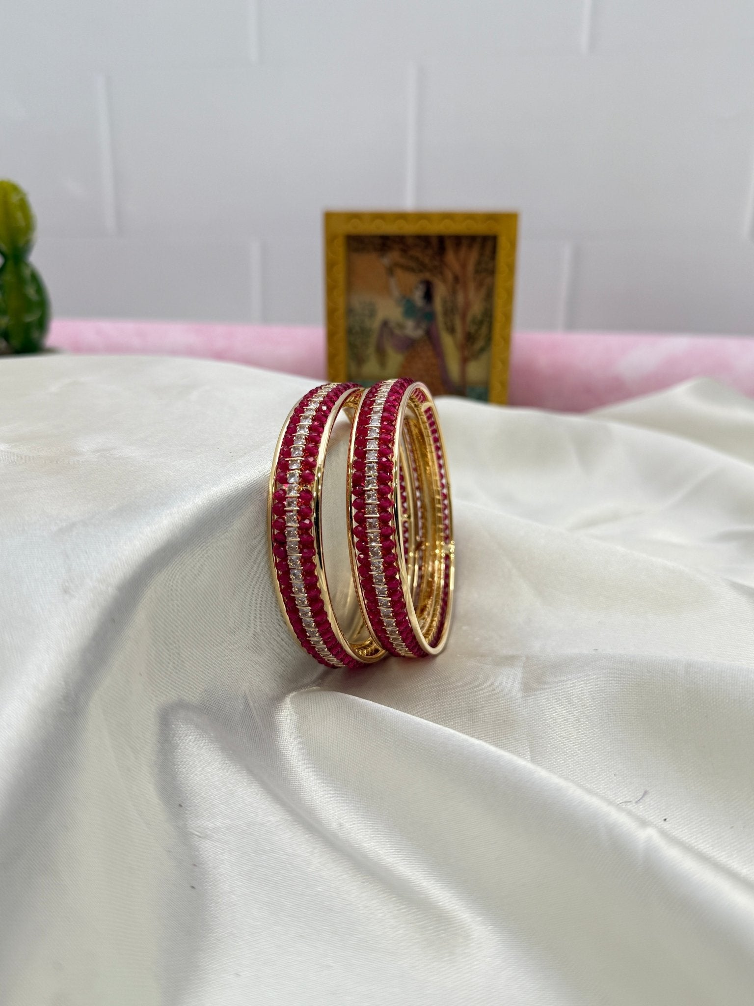 Designer Exclusive Stone Bangles 15 Colors - 0317 - Mahilas