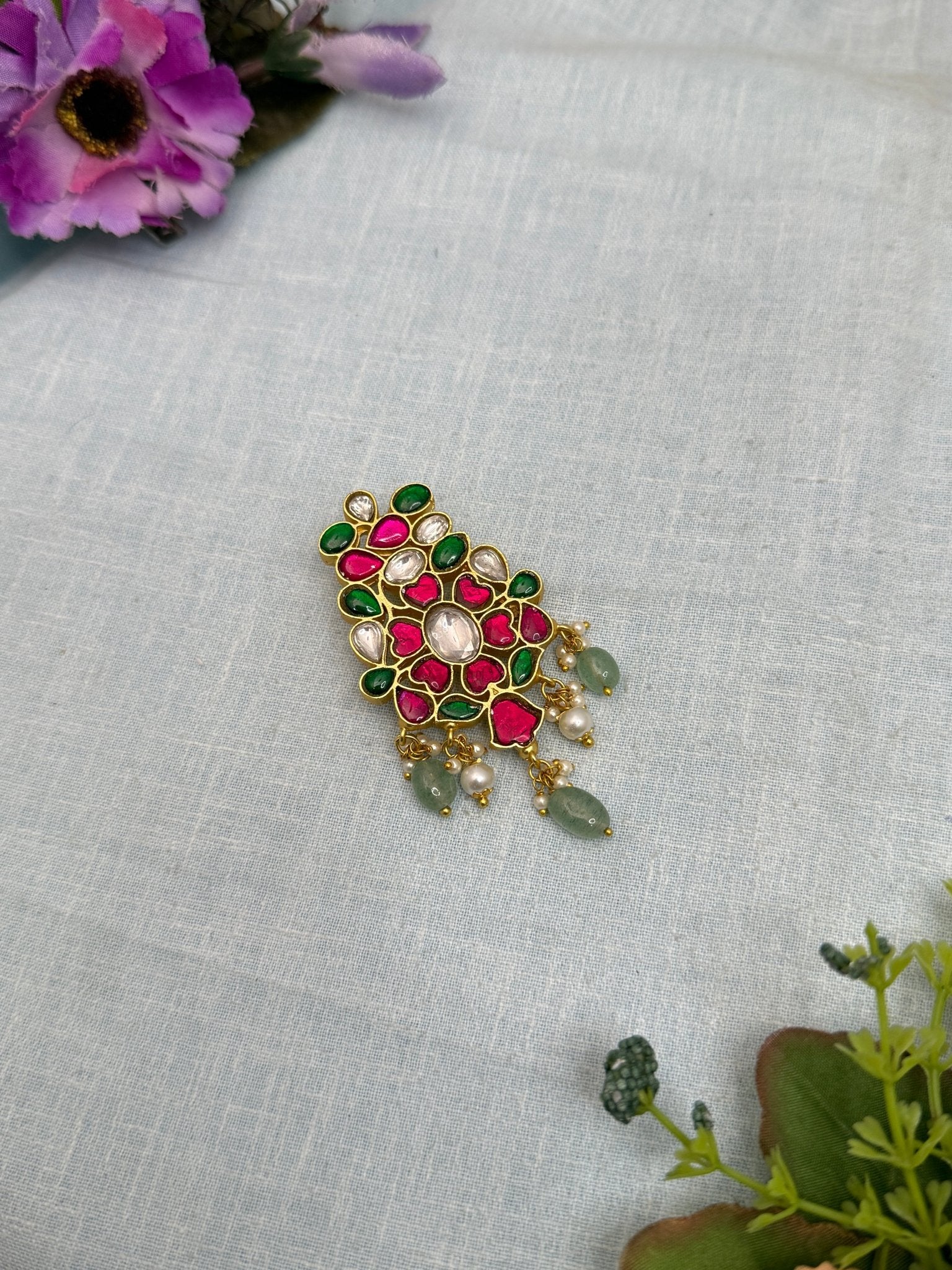 Designer Jadau Kundan Jadebille 0848 - Mahilas